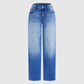 📢📢49%  OFF !! ⏰Effortless Chic Relaxed Fit Wide-Leg Jeans