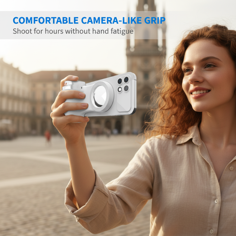 Magnetic Phone Camera Grip