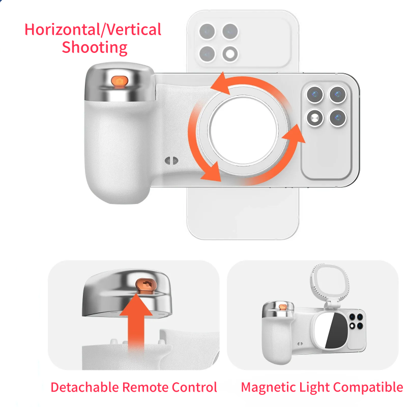 Magnetic Phone Camera Grip