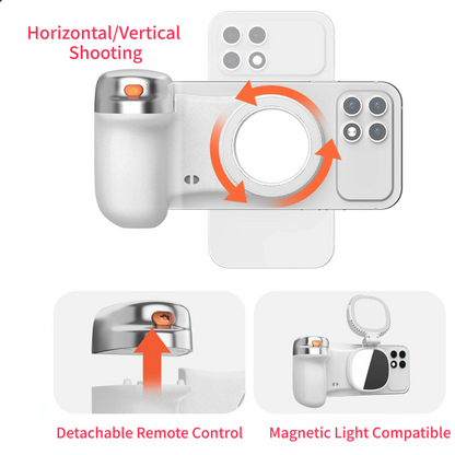 Magnetic Phone Camera Grip