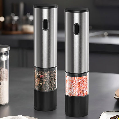 Electric Pepper & Salt Grinder Set