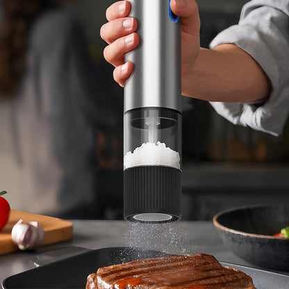 Electric Pepper & Salt Grinder Set