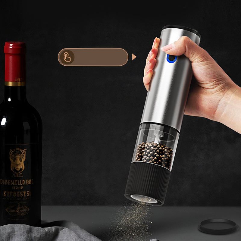Electric Pepper & Salt Grinder Set