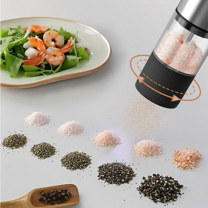 Electric Pepper & Salt Grinder Set