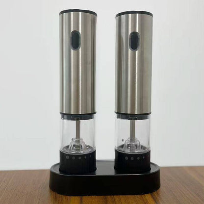 Electric Pepper & Salt Grinder Set