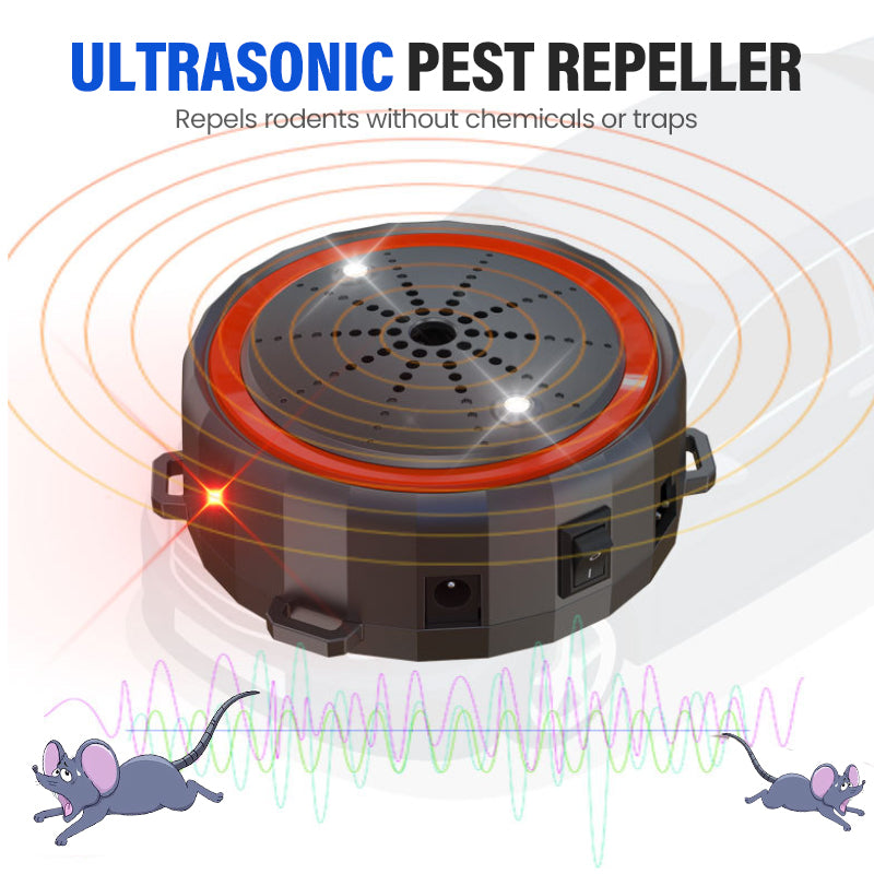 Ultrasonic Rodent Repeller for Car & Indoor