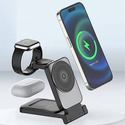 3-in-1 Foldable Magnetic Wireless Charger