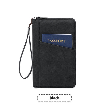 RFID Blocking Travel Passport Wallet