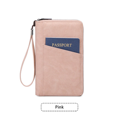 RFID Blocking Travel Passport Wallet