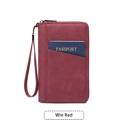 RFID Blocking Travel Passport Wallet