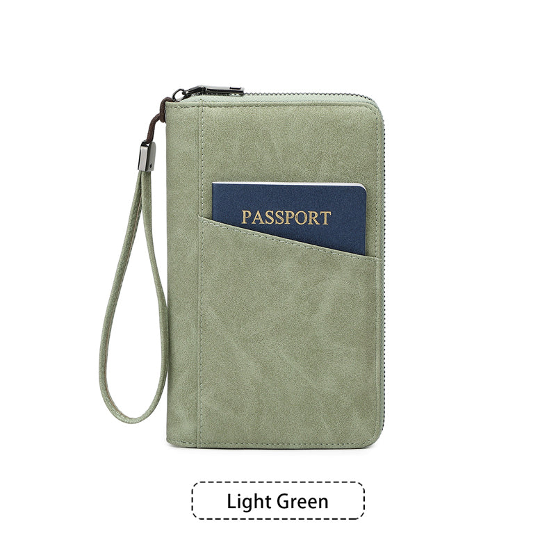 RFID Blocking Travel Passport Wallet