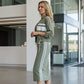 Women’s Bomber Jacket & Bodycon Skirt Set