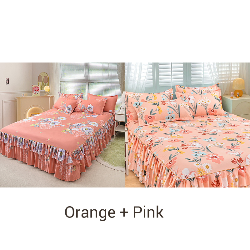 🛏️ 49% OFF NOW! 🎀 3-Piece Ruffled Bed Skirt Set – Elegant Design, Easy Fit & Complete Coverage 🛌