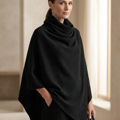 ⏳Limited-time 49% off⏰Women's Cowl Neck Cape & Wide-Leg Pants Set👚👖