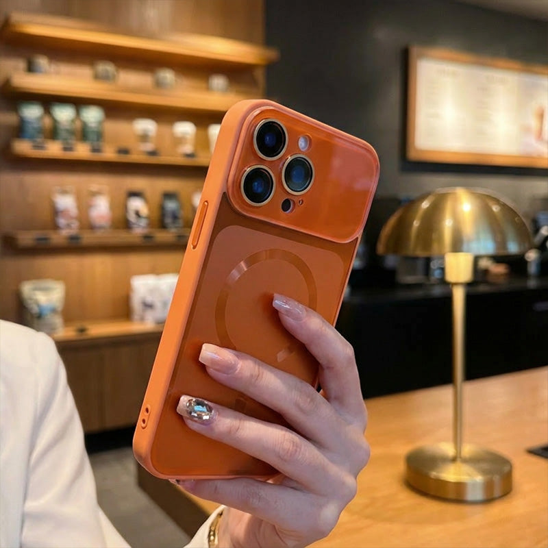 📢📢 50% Off!! ⏰ Magnetic Matte Case with Camera Guard | Non-Slip & Perfect Protection – Stylish & Functional! 📱