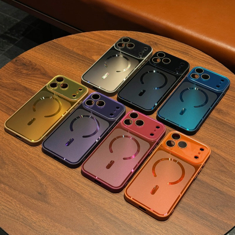 📢📢 50% Off!! ⏰ Magnetic Matte Case with Camera Guard | Non-Slip & Perfect Protection – Stylish & Functional! 📱