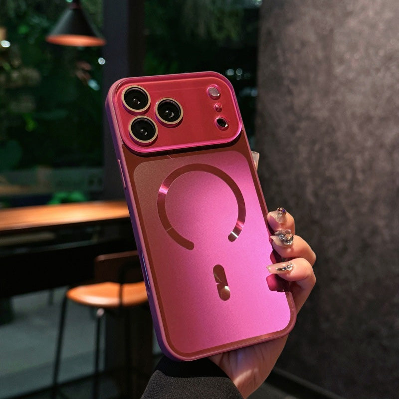 📢📢 50% Off!! ⏰ Magnetic Matte Case with Camera Guard | Non-Slip & Perfect Protection – Stylish & Functional! 📱