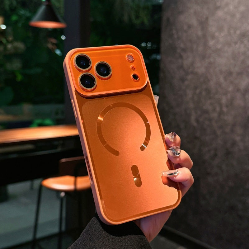 📢📢 50% Off!! ⏰ Magnetic Matte Case with Camera Guard | Non-Slip & Perfect Protection – Stylish & Functional! 📱