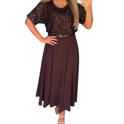 Women's High-Waist A-Line Midi Skirt