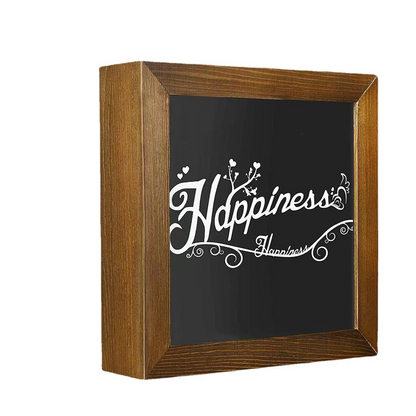 Wooden Wall-Mounted Hidden Storage Frame