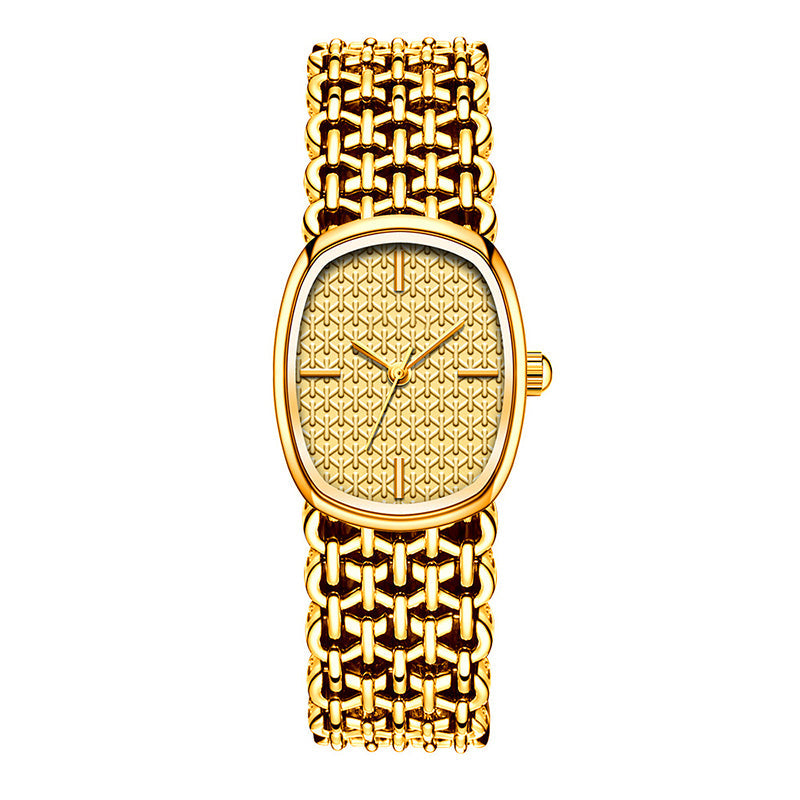 Elegant Woven Quartz Watch for Women