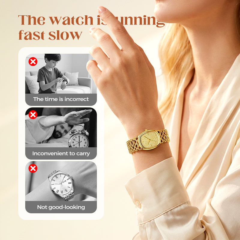 Elegant Woven Quartz Watch for Women
