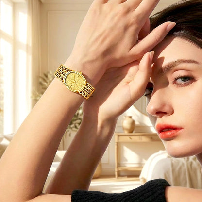 Elegant Woven Quartz Watch for Women