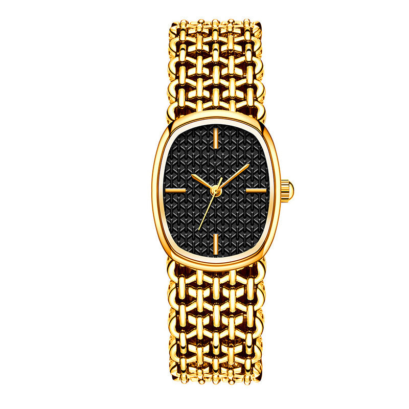 Elegant Woven Quartz Watch for Women