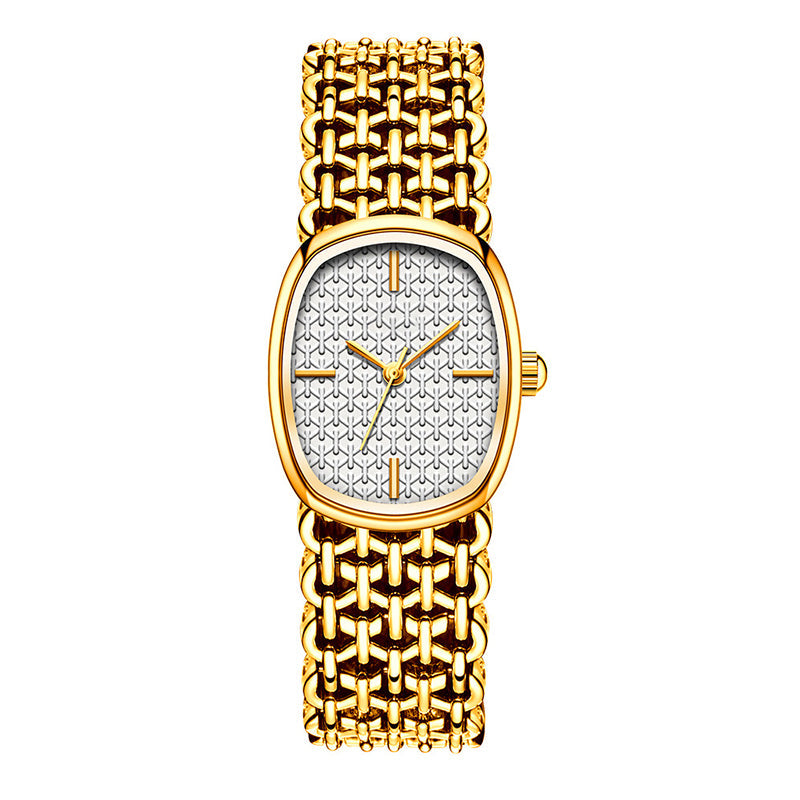 Elegant Woven Quartz Watch for Women