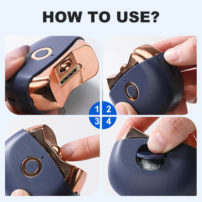 Automatic Electric Nail Clipper with LED Light