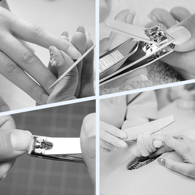 Automatic Electric Nail Clipper with LED Light