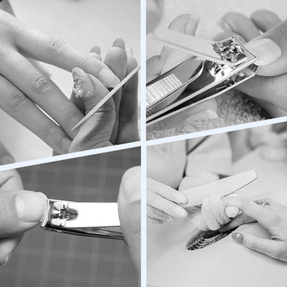 Automatic Electric Nail Clipper with LED Light