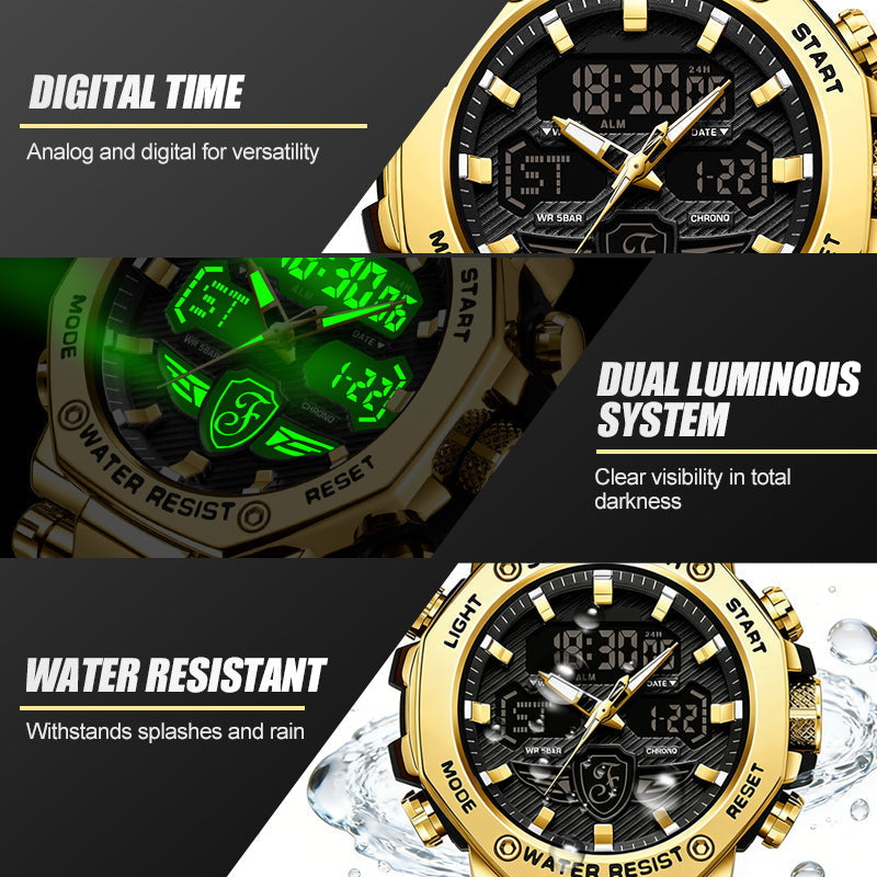 ✨🔥Men's Multifunction Waterproof Luminous Watch⌚