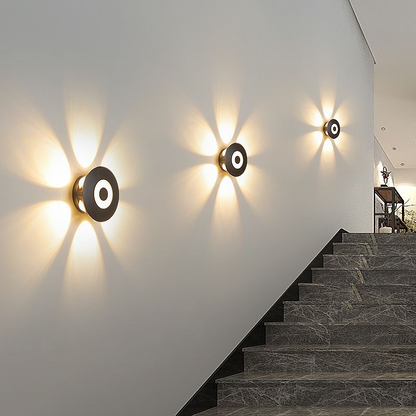 🔥Limited-time offer-Modern LED Wall Sconce with Geometric Light Effect