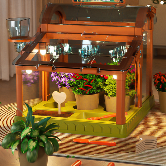 Children's Greenhouse Science Kit with LED Light