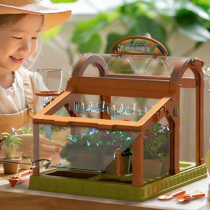 Children's Greenhouse Science Kit with LED Light