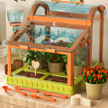 Children's Greenhouse Science Kit with LED Light
