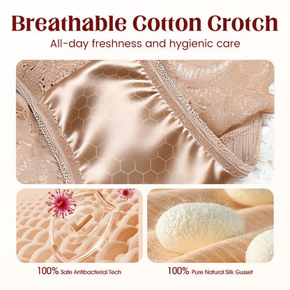 Comfortable & Seamless Panties with Elegant Lace