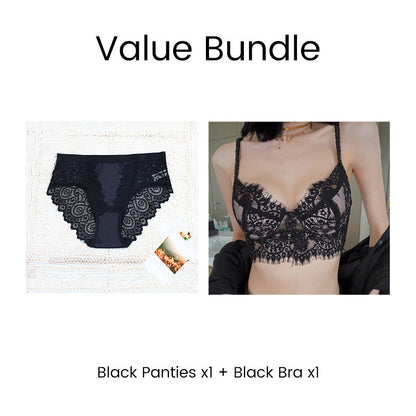 Comfortable & Seamless Panties with Elegant Lace