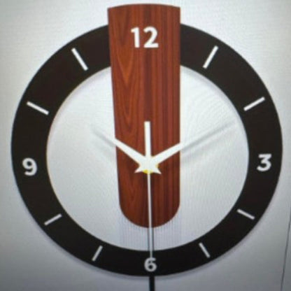 Modern Minimalist Swinging Pendulum Wall Clock