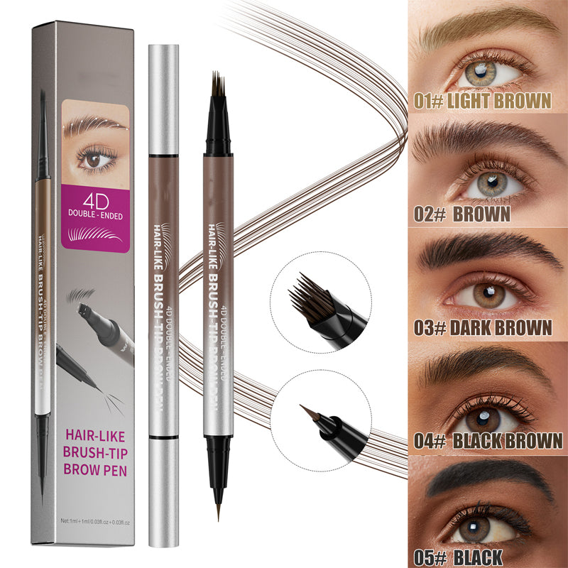 2-in-1 Waterproof Liquid Brow Pen