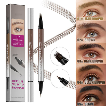 2-in-1 Waterproof Liquid Brow Pen