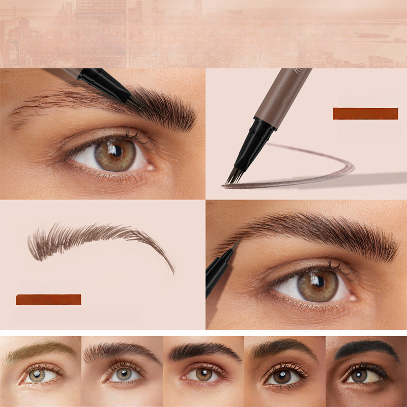 2-in-1 Waterproof Liquid Brow Pen