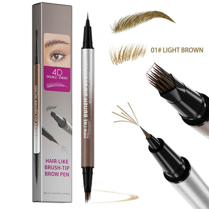 2-in-1 Waterproof Liquid Brow Pen