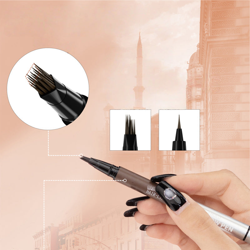 2-in-1 Waterproof Liquid Brow Pen