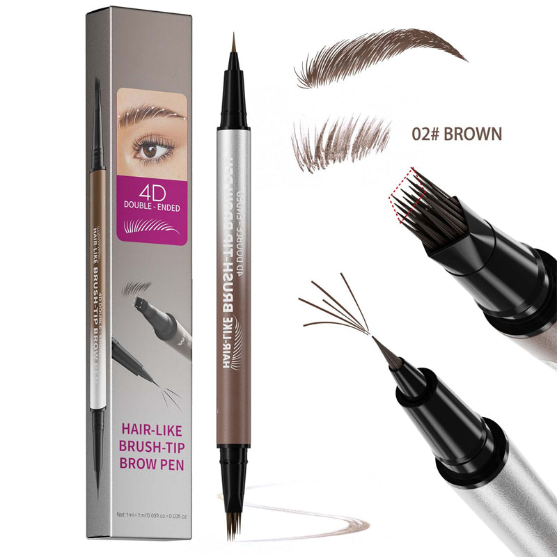 2-in-1 Waterproof Liquid Brow Pen