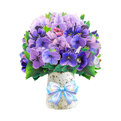 3D Pop-Up Flower Bouquet Card