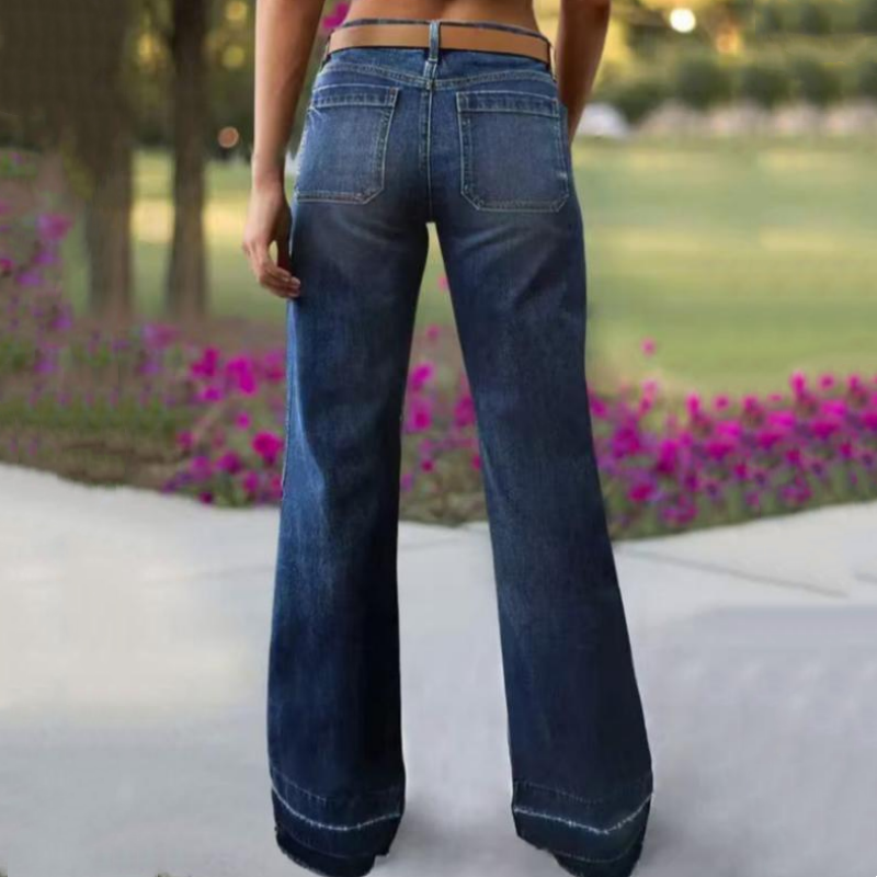 🎁2026 New Arrivals💥Women's Retro Flare Jeans with Pockets