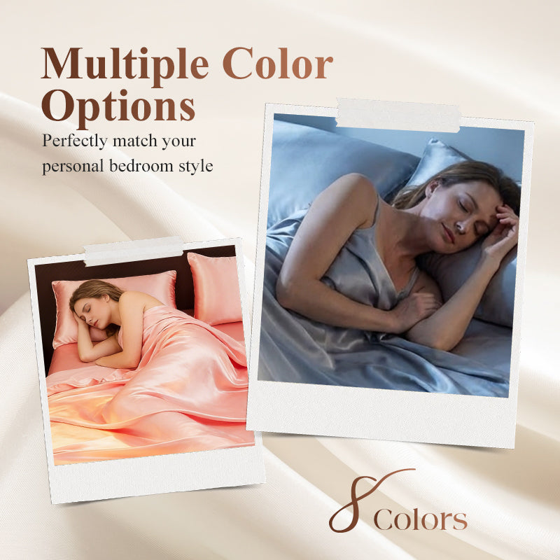 Solid Color Satin Flat Sheet