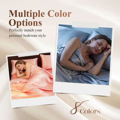 Solid Color Satin Flat Sheet
